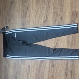 Black Adidas tights With Stripes Size 14